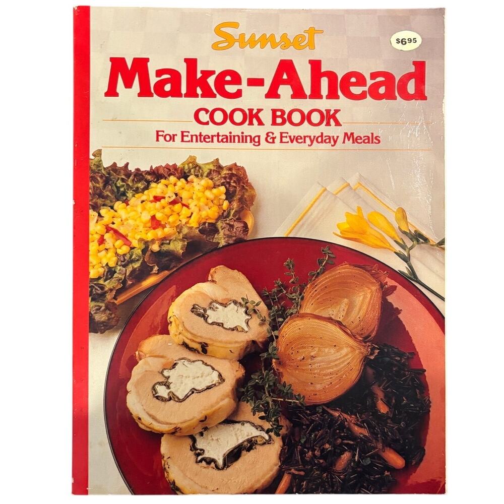Vintage 1989 Sunset Make-Ahead Cookbook, PG, Very Good
